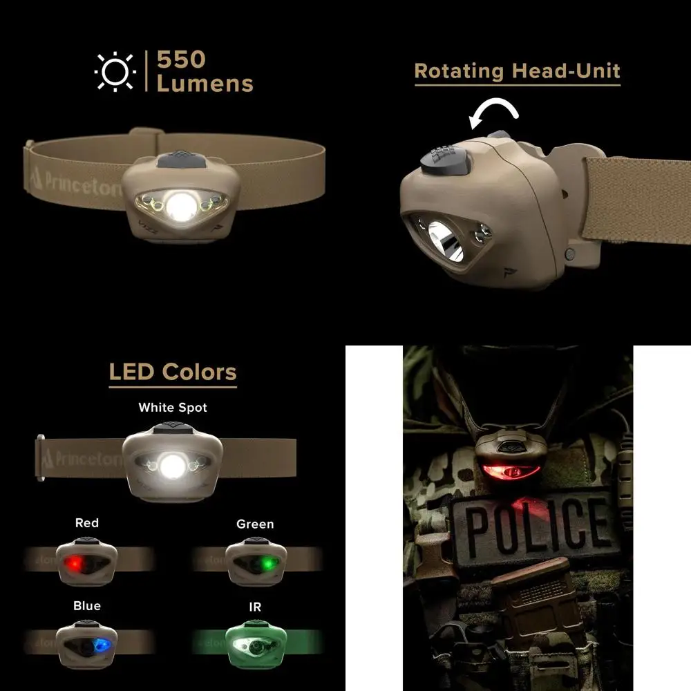 Налобный фонарь LED 550 люмен, регулируемый, водонепроницаемый, для активного отдыха, походов, кемпинга и экстренного использования, тактический стиль, цвет тан
Налобный фонарь LED 550 люмен, регулируемый, водонепроницаемый, для активного отдыха, походов, кемпинга и экстренного использования, тактический стиль, цвет тан