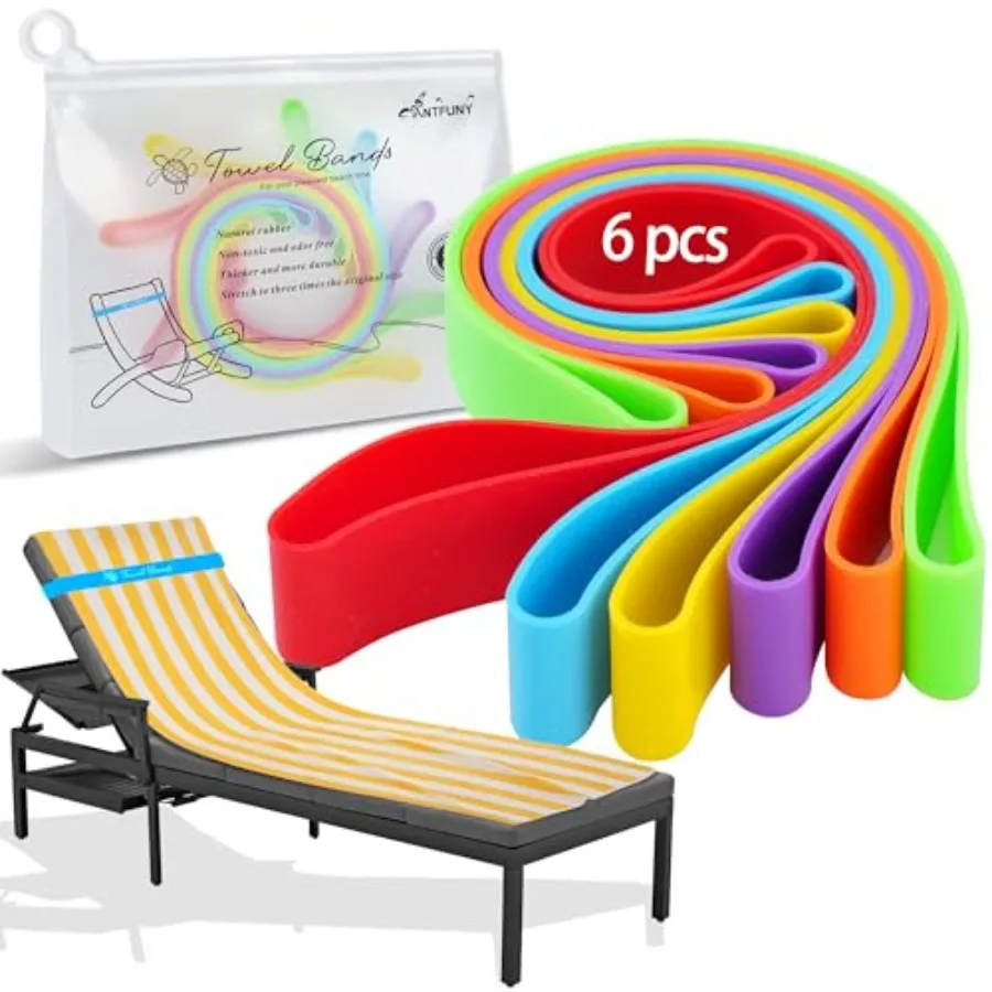 6 Pack Towel Band for Beach Pool Lounge Chair Strap Clip Carnival Cruise Ship Essentials 2026 Packing List Royal Caribbean Card
6 Pack Towel Band for Beach Pool Lounge Chair Strap Clip Carnival Cruise Ship Essentials 2026 Packing List Royal Caribbean Card