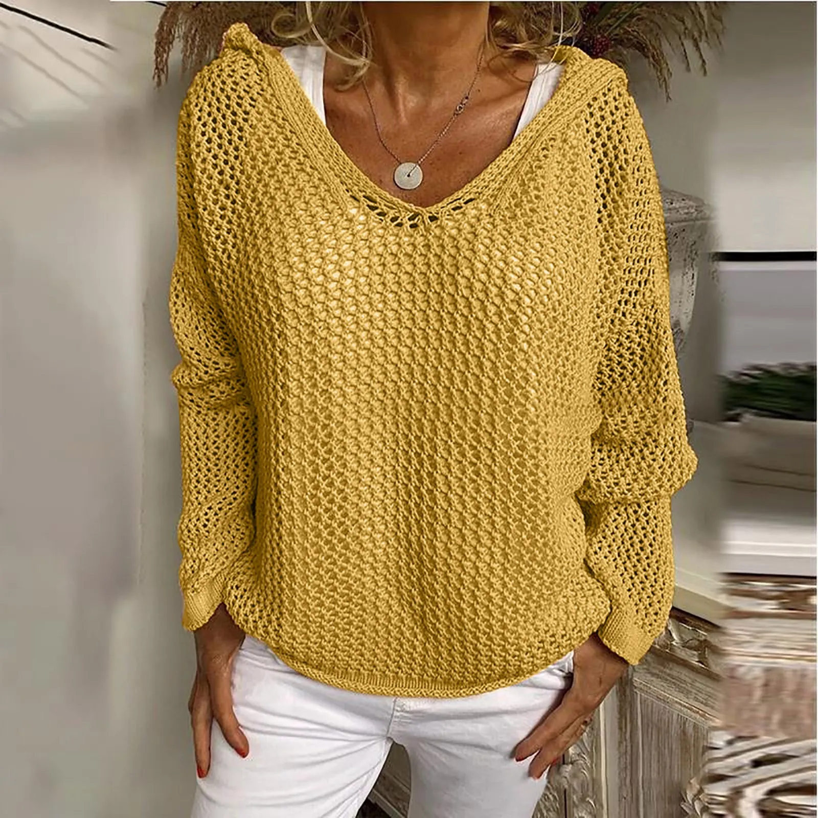Y2K Harajuku Hollow Out Knit Pullovers Crewneck Autumn Vintage Grunge Top Fashion Retro Full Sleeve Smock Sweater
Y2K Harajuku Hollow Out Knit Pullovers Crewneck Autumn Vintage Grunge Top Fashion Retro Full Sleeve Smock Sweater