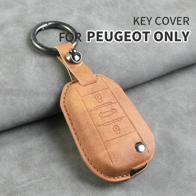 Car Key Cover For Peugeot 208 308 408 508 2008 3008 4008 5008 For Citroen C3 C4 CACTUS C6 C8 Leather Car Key Case Cover 
Car Key Cover For Peugeot 208 308 408 508 2008 3008 4008 5008 For Citroen C3 C4 CACTUS C6 C8 Leather Car Key Case Cover