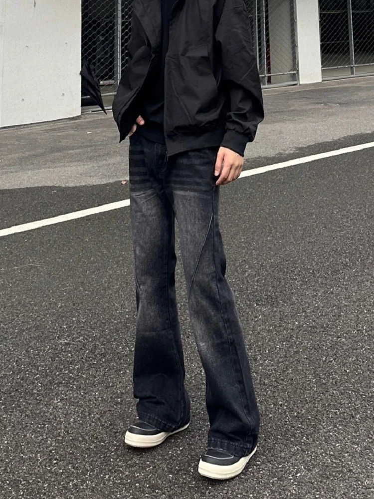 Retro Splicing Design Bla Slim Fit Men's Jeans American Vibe Sle Micro Flared Straight Leggings Youth Casual Jeans
Retro Splicing Design Bla Slim Fit Men's Jeans American Vibe Sle Micro Flared Straight Leggings Youth Casual Jeans