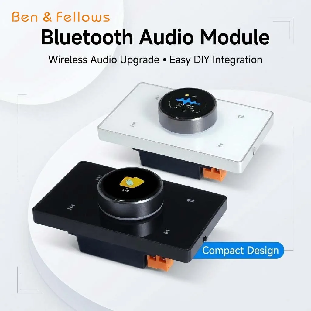 Bluetooth-аудиомодуль с регулятором, USB и AUX входами/выходами, беспроводной музыкальный приемник для DIY-колонок и усилителей
Bluetooth-аудиомодуль с регулятором, USB и AUX входами/выходами, беспроводной музыкальный приемник для DIY-колонок и усилителей