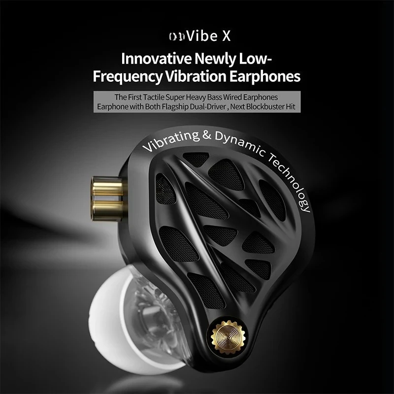 KZ Vibe X Earphone Low Frequency Vibration Earbuds HiFi Deep Bass Headset Stereo Sound in-Ear Earphones for Music Gaming Gift
KZ Vibe X Earphone Low Frequency Vibration Earbuds HiFi Deep Bass Headset Stereo Sound in-Ear Earphones for Music Gaming Gift