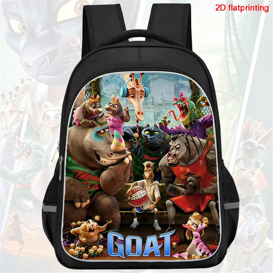 Double Zip Pocket Student Backpack, Cartoon GOATT Pattern Boy And Girl Backpack, durable 16 Inch Children's Student Backpack
Double Zip Pocket Student Backpack, Cartoon GOATT Pattern Boy And Girl Backpack, durable 16 Inch Children's Student Backpack
