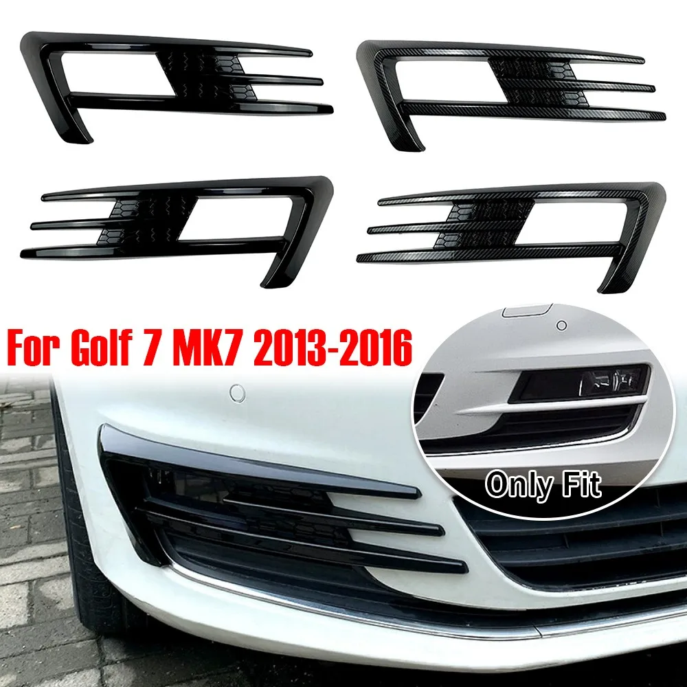 For Volkswagen Golf 7 MK7 2013-2016 Car Side Front Bumper Fog Light Grille Cover Trim Canards Kit Black ABS Carbon Look Black
For Volkswagen Golf 7 MK7 2013-2016 Car Side Front Bumper Fog Light Grille Cover Trim Canards Kit Black ABS Carbon Look Black