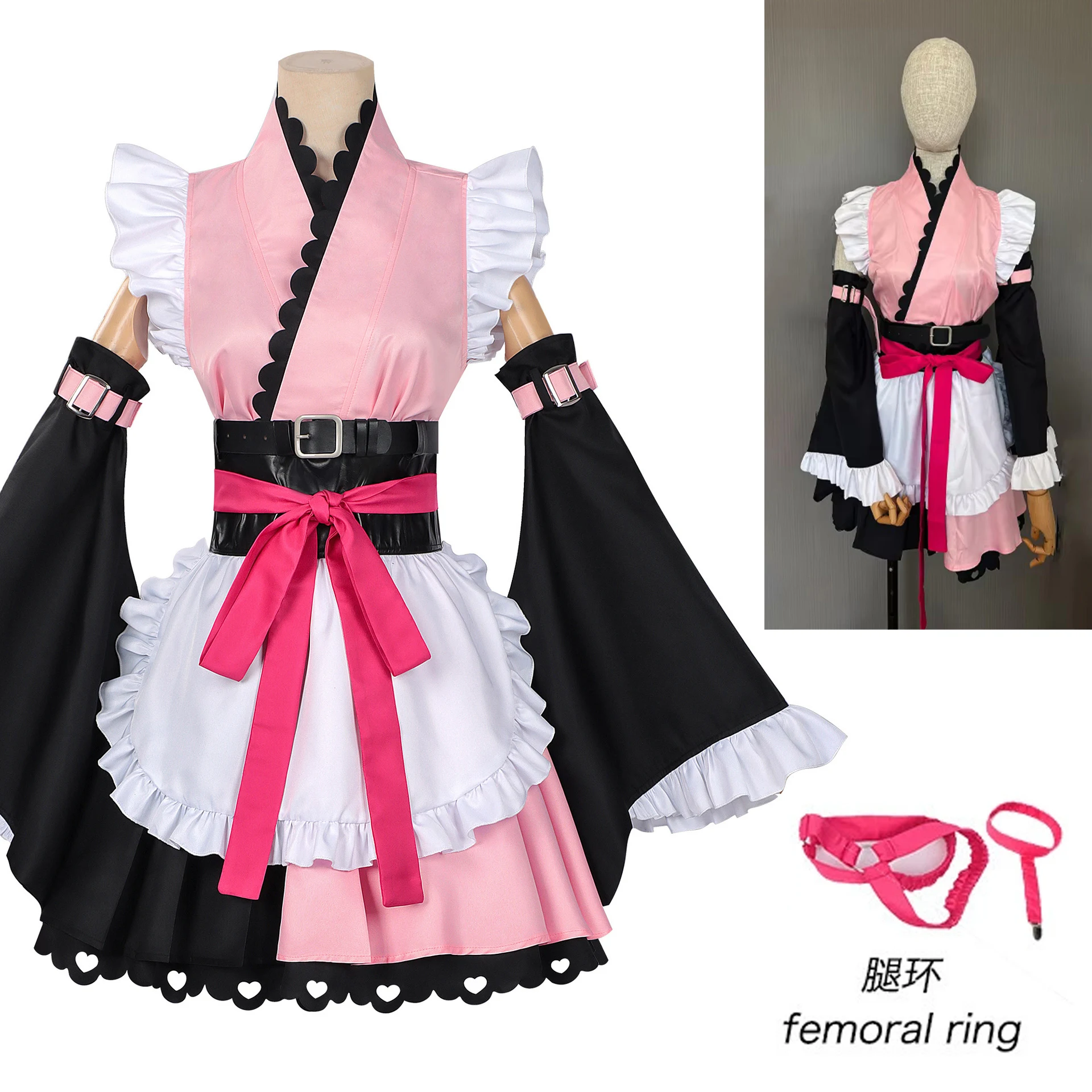 Cosmic Princess Kaguya Komazawa Noi Cosplay Costume Japanese Style Cherry Blossom Print Shoulder Sleeve Stage Performance Outfit
Cosmic Princess Kaguya Komazawa Noi Cosplay Costume Japanese Style Cherry Blossom Print Shoulder Sleeve Stage Performance Outfit