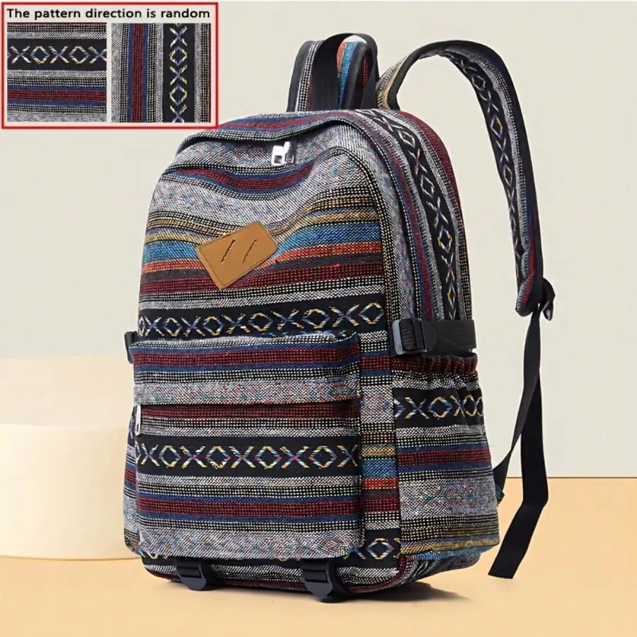 Large Capacity Travel Backpack Vintage Style With Adjustable Strap Multiple Compartments
Large Capacity Travel Backpack Vintage Style With Adjustable Strap Multiple Compartments