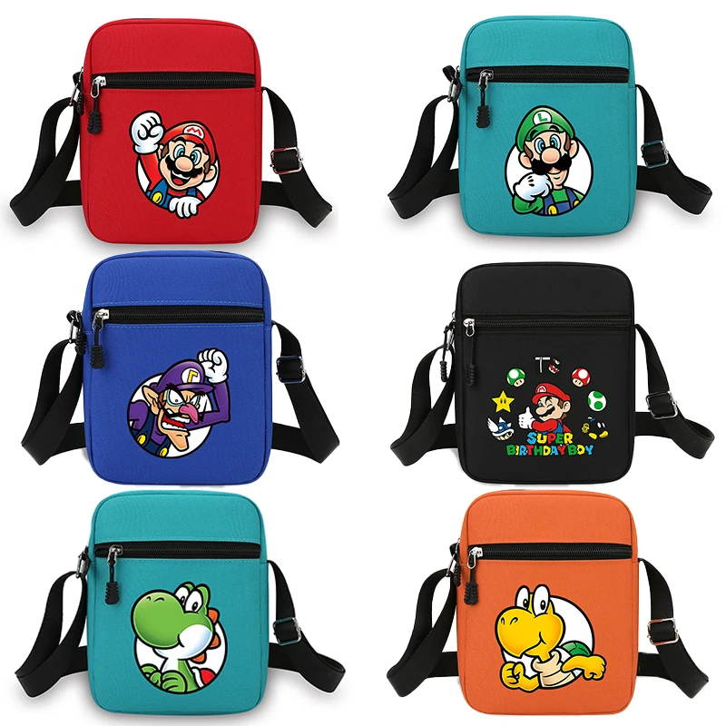 Super Marios Bro Crossbody Bag Boys Girls Shoulder Bags Cartoon Square Bag Mobile Phone Storage Pouch Outdoor Handbag Xmas Gift
Super Marios Bro Crossbody Bag Boys Girls Shoulder Bags Cartoon Square Bag Mobile Phone Storage Pouch Outdoor Handbag Xmas Gift