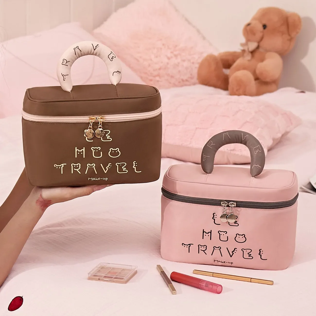 Cosmetic Bag Female 2025 New High-end Portable Travel Travel Toiletries Skin Care Cosmetic Bag
Cosmetic Bag Female 2025 New High-end Portable Travel Travel Toiletries Skin Care Cosmetic Bag