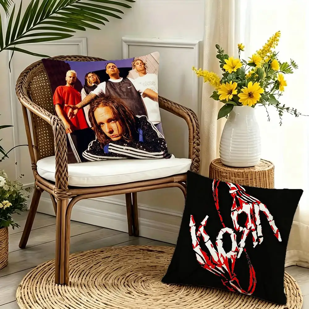 Rock Band K-Korn Pillow Case Pattern Printed Pillowcase For Living Room Sofa Cushion Cover
Rock Band K-Korn Pillow Case Pattern Printed Pillowcase For Living Room Sofa Cushion Cover