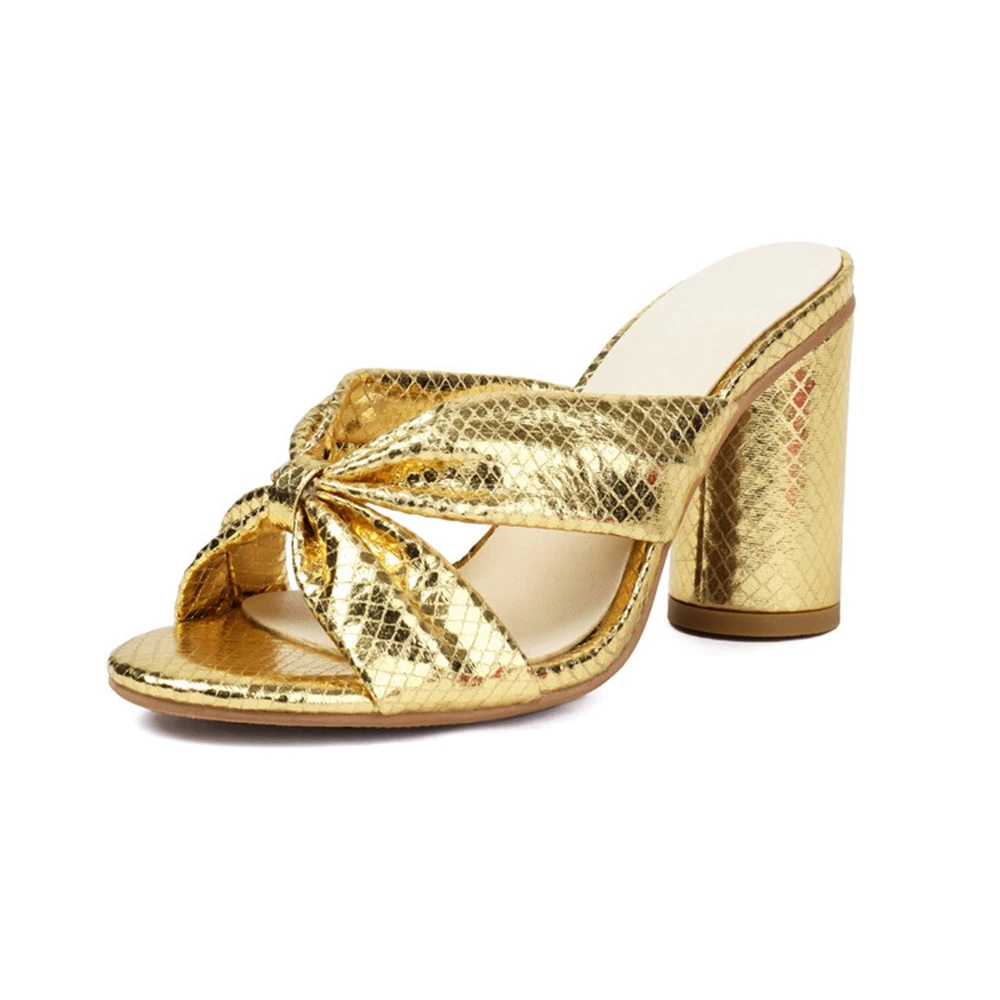 BLXQPYT Plus Size 36-50 Metallic Bow Slide Sandals Women Snake Print Block Heel Open Toe Mules 80-1
BLXQPYT Plus Size 36-50 Metallic Bow Slide Sandals Women Snake Print Block Heel Open Toe Mules 80-1