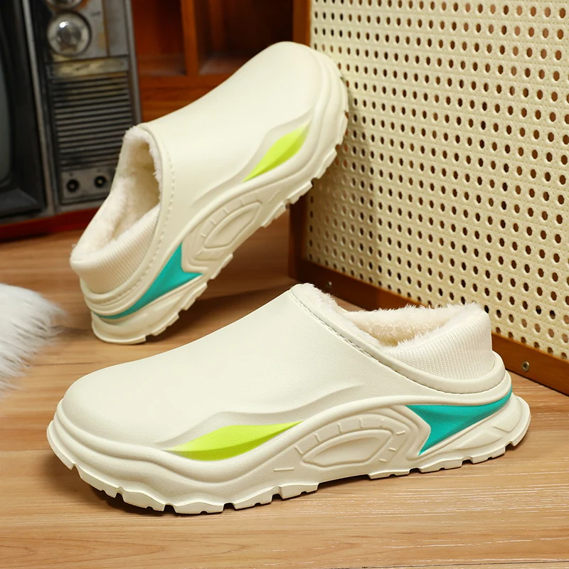 Высококачественные зимние мужские теплые тапочки, хлопковые тапочки, уличная домашняя теплая обувь, нескользящие мужские домашние плюшевые теплые тапочки для спальни
Высококачественные зимние мужские теплые тапочки, хлопковые тапочки, уличная домашняя теплая обувь, нескользящие мужские домашние плюшевые теплые тапочки для спальни