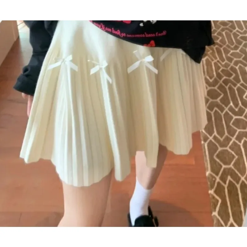 MiiiiX Korean Sweet Bow Knitted Pleated Skirt Simple Versatile High Waist Slim A-Line Short Skirt 2024 Autumn Women's Clothes
MiiiiX Korean Sweet Bow Knitted Pleated Skirt Simple Versatile High Waist Slim A-Line Short Skirt 2024 Autumn Women's Clothes