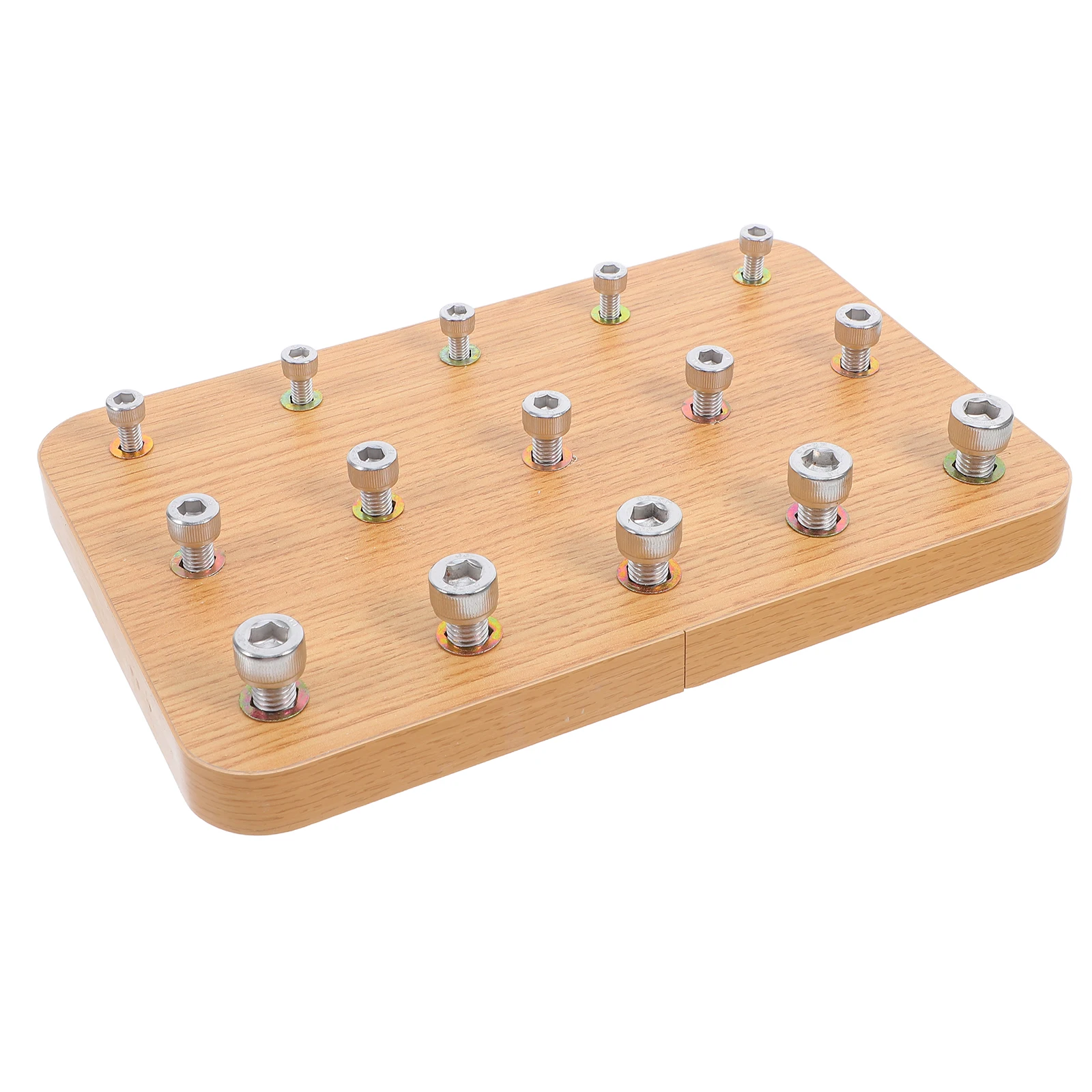 Rehabilitation Training Board Hand Eye Coordination Trainer Wooden Peg Board Finger Exercises Toy
Rehabilitation Training Board Hand Eye Coordination Trainer Wooden Peg Board Finger Exercises Toy