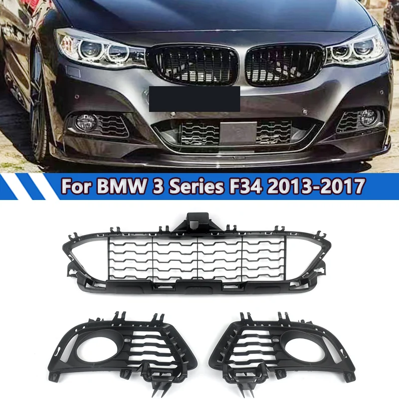 Front Grille Assembly For 2013-2019 BMW 3 Series F34 GT M Sport Front Bumper Grille & Fog Light Grille Cover
Front Grille Assembly For 2013-2019 BMW 3 Series F34 GT M Sport Front Bumper Grille & Fog Light Grille Cover