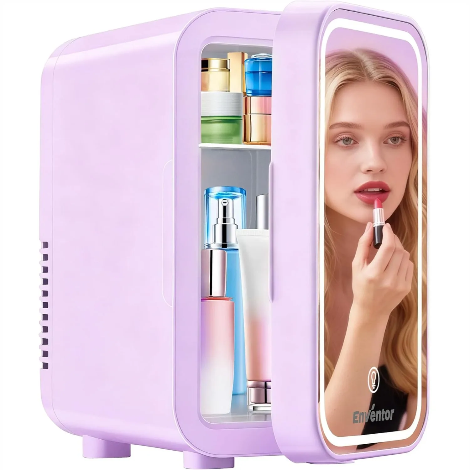 Mini Skincare Fridge with Dimmable LED Mirror, 6L Compact Cooler for Bedroom, Dorm, Office, Car, Portable Beauty Fridge
Mini Skincare Fridge with Dimmable LED Mirror, 6L Compact Cooler for Bedroom, Dorm, Office, Car, Portable Beauty Fridge