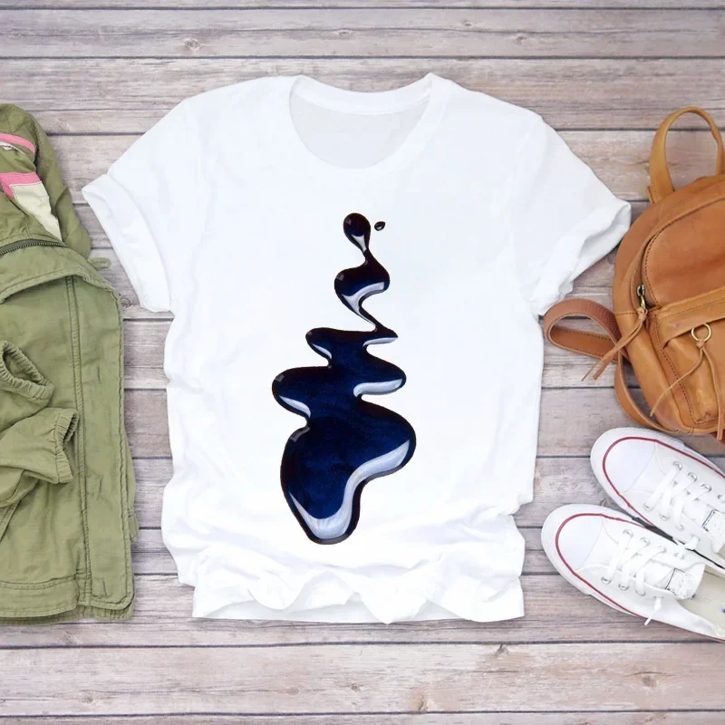 Fashion Short Sleeve White T-Shirt for Women Nail Art Makeup Beauty Oversized Style Inspired by Europe And America
Fashion Short Sleeve White T-Shirt for Women Nail Art Makeup Beauty Oversized Style Inspired by Europe And America