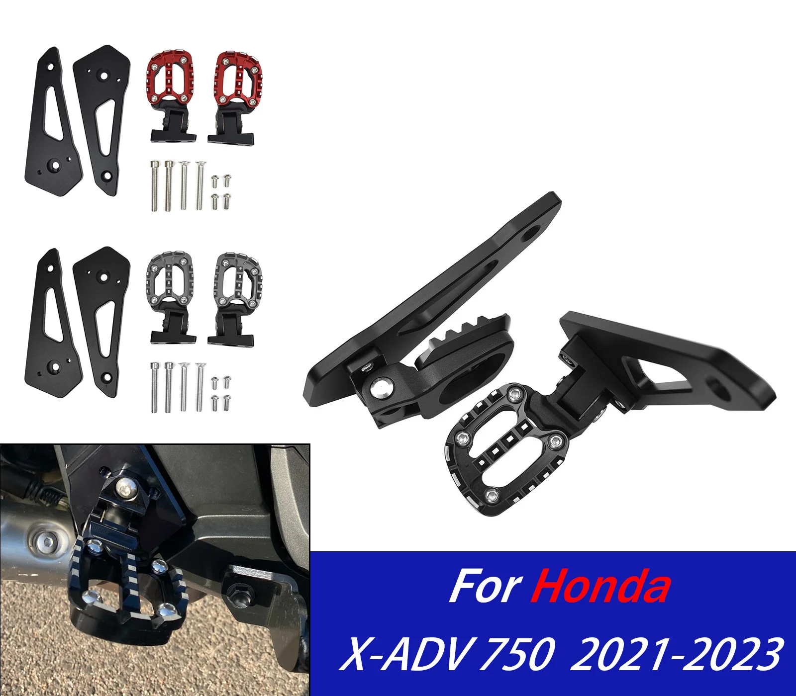 For Honda X-ADV XADV 750 2021 2022 2023 2024 X-ADV750 XADV750 Rear Pedal Foot Stand Folding Footrests Passenger Foot Accessories
For Honda X-ADV XADV 750 2021 2022 2023 2024 X-ADV750 XADV750 Rear Pedal Foot Stand Folding Footrests Passenger Foot Accessories