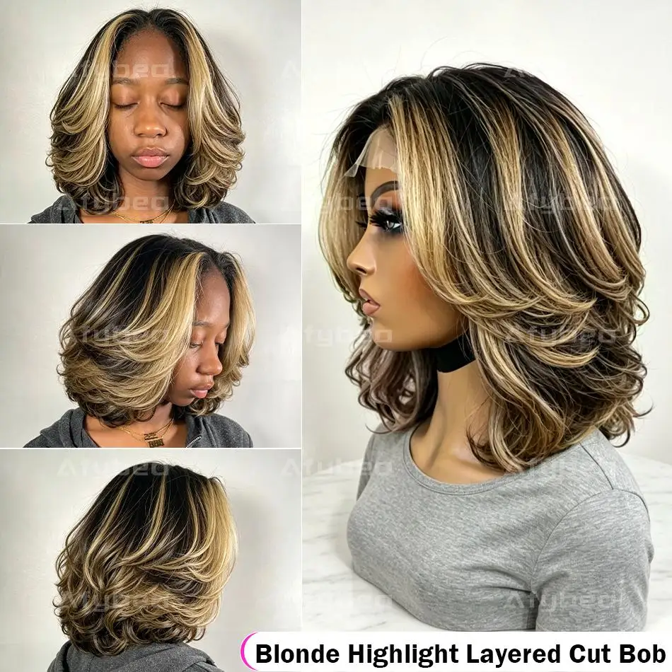 Body Wave Short Bob Wig Human Hair Layered Wig With Face-Framing Bangs 5X5 Hd Lace Closure Wig 10 14 Inch Highlight Honey Blonde
Body Wave Short Bob Wig Human Hair Layered Wig With Face-Framing Bangs 5X5 Hd Lace Closure Wig 10 14 Inch Highlight Honey Blonde