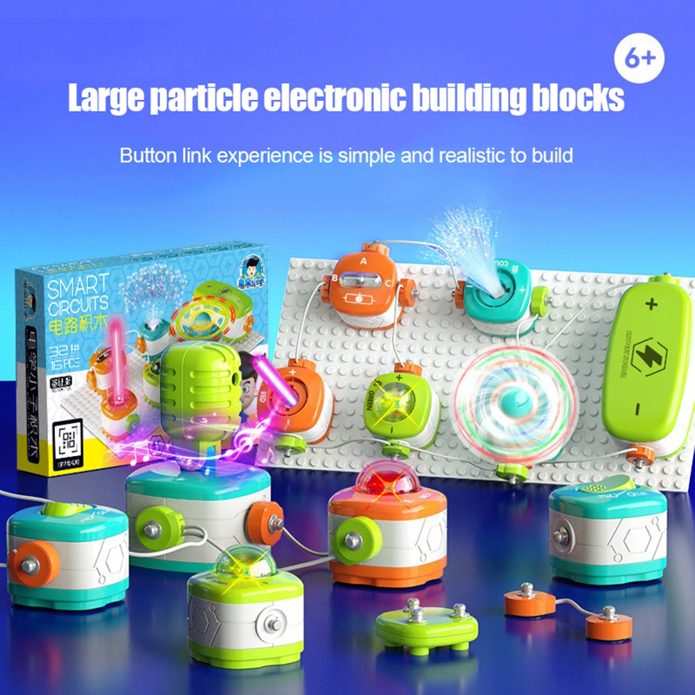 2026 Children's Electronic Building Blocks Circuit Experiment Toy Set - Science Puzzle for Boys Aged 6-10 Birthday Gift
2026 Children's Electronic Building Blocks Circuit Experiment Toy Set - Science Puzzle for Boys Aged 6-10 Birthday Gift