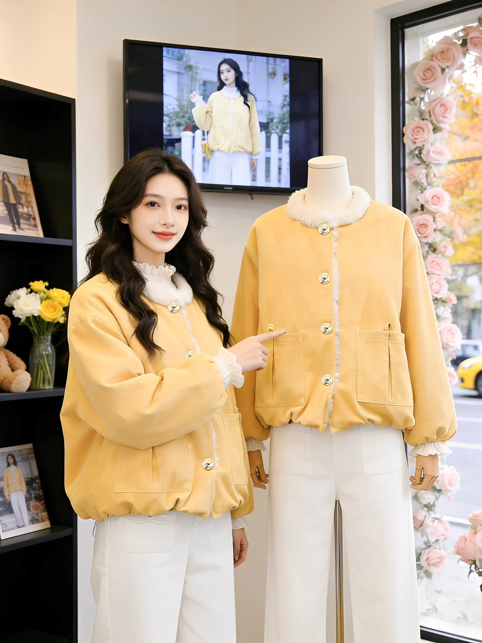 Женская утепленная хлопковая куртка: новая зимняя модель, повседневная теплая верхняя одежда, модная укороченная модель с круглым вырезом и одной пуговицей
Женская утепленная хлопковая куртка: новая зимняя модель, повседневная теплая верхняя одежда, модная укороченная модель с круглым вырезом и одной пуговицей