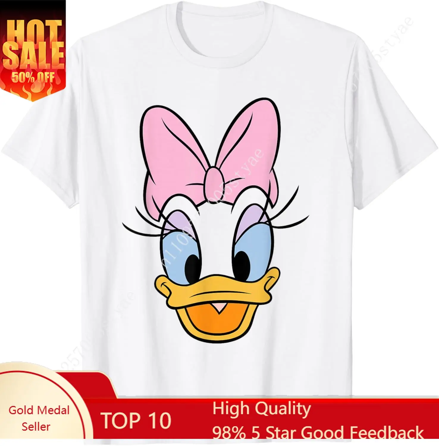Disney Daisy Duck Big Face T-Shirt
Disney Daisy Duck Big Face T-Shirt