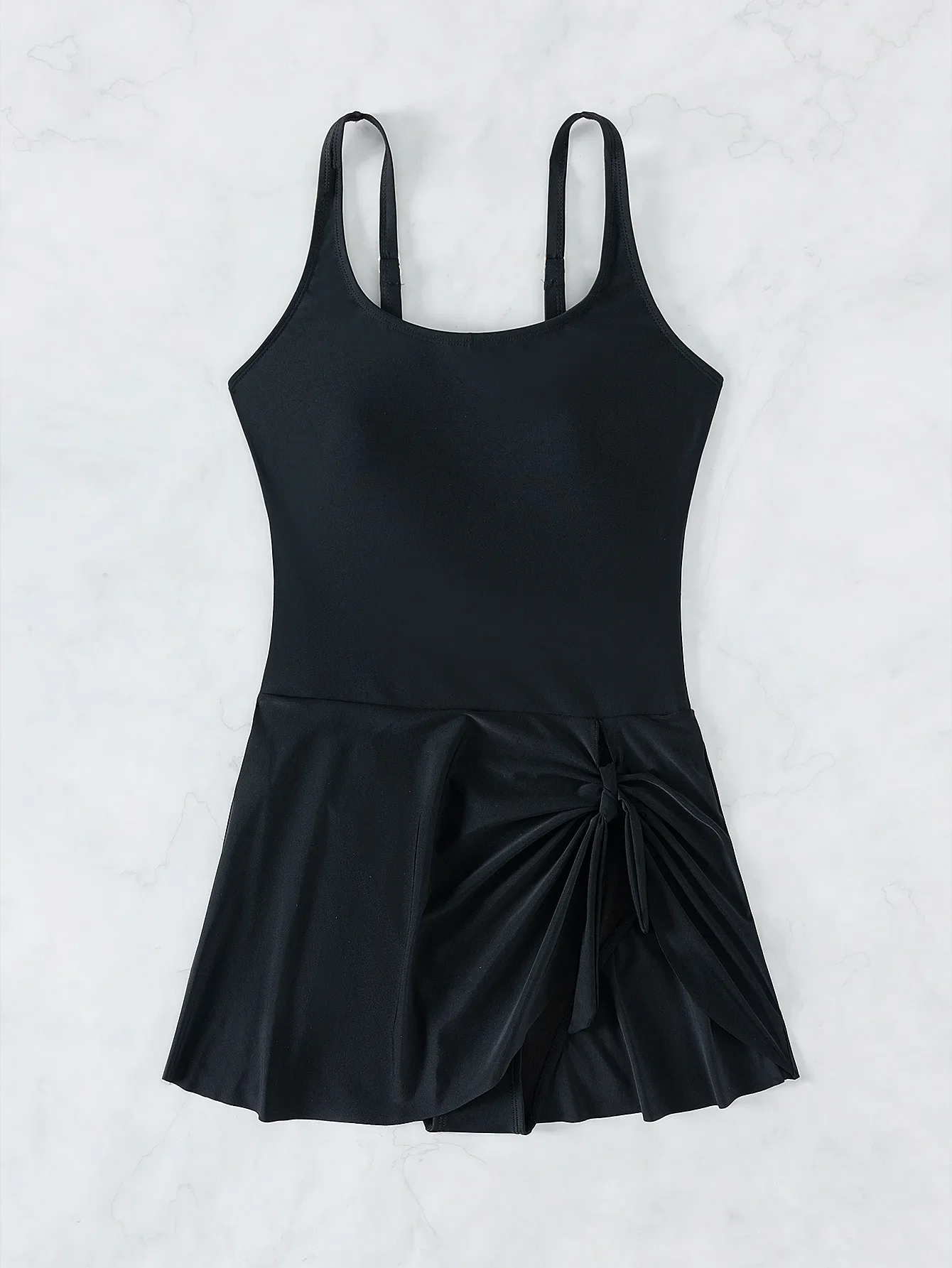 Solid Color One Piece Swimsuit Women's Black Sexy Short Skirt Monokini Bikini Suspender Backless Beach Vacation Swimwear New
Solid Color One Piece Swimsuit Women's Black Sexy Short Skirt Monokini Bikini Suspender Backless Beach Vacation Swimwear New