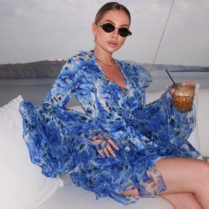Tornova Elegant Printed Mini Dress Female V Neck Sexy Slim Organ Tia Dress 2025 Summer Fashion Vacation Woman Dress High Waist
Tornova Elegant Printed Mini Dress Female V Neck Sexy Slim Organ Tia Dress 2025 Summer Fashion Vacation Woman Dress High Waist