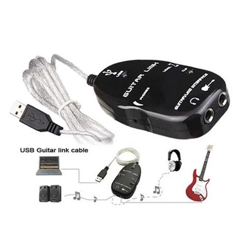 Audio Guitar Effects Pedal Guitar To USB Interface Link Cable PC/MAC Recording Record With CD Driver Guitar Accessories Parts
Audio Guitar Effects Pedal Guitar To USB Interface Link Cable PC/MAC Recording Record With CD Driver Guitar Accessories Parts