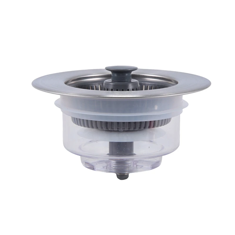 AB15-Kitchen Sink Odor Filter, Stainless Steel Sink Bounce Core Drain Strainer, Kitchen Sink Drain Strainer
AB15-Kitchen Sink Odor Filter, Stainless Steel Sink Bounce Core Drain Strainer, Kitchen Sink Drain Strainer