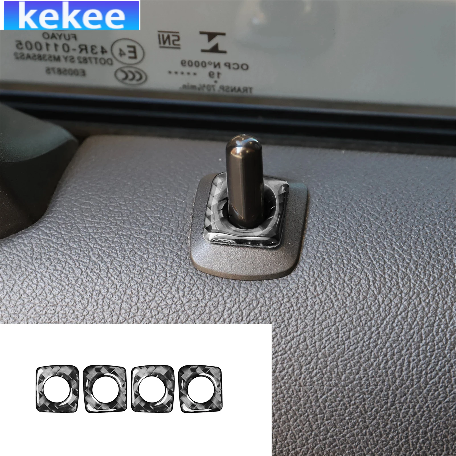 For BMW 3 Series G20 G28 325li 330d 335 2019-2021-2024 Carbon Fiber Door Locks Door Lift Cover Sticker Car Accessories Interior
For BMW 3 Series G20 G28 325li 330d 335 2019-2021-2024 Carbon Fiber Door Locks Door Lift Cover Sticker Car Accessories Interior