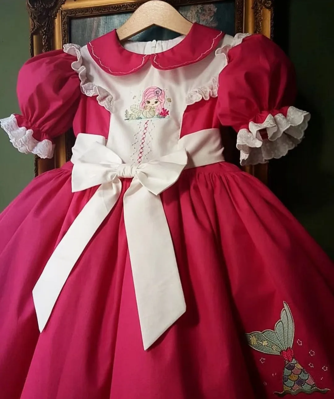 0-12Y Baby Girl Summer Pink Mermaid Embroidery Turkish Vintage Lolita Princess Ball Gown Dress for Birthday Eid
0-12Y Baby Girl Summer Pink Mermaid Embroidery Turkish Vintage Lolita Princess Ball Gown Dress for Birthday Eid