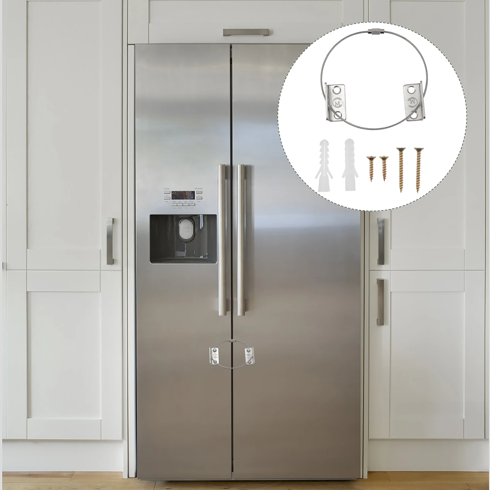 6 Sets Fall Preventer Safety Kit Anchor Straps Anti Shake Connector Baby Proofing Tool Furniture Fixer Wardrobe Stabilizer
6 Sets Fall Preventer Safety Kit Anchor Straps Anti Shake Connector Baby Proofing Tool Furniture Fixer Wardrobe Stabilizer