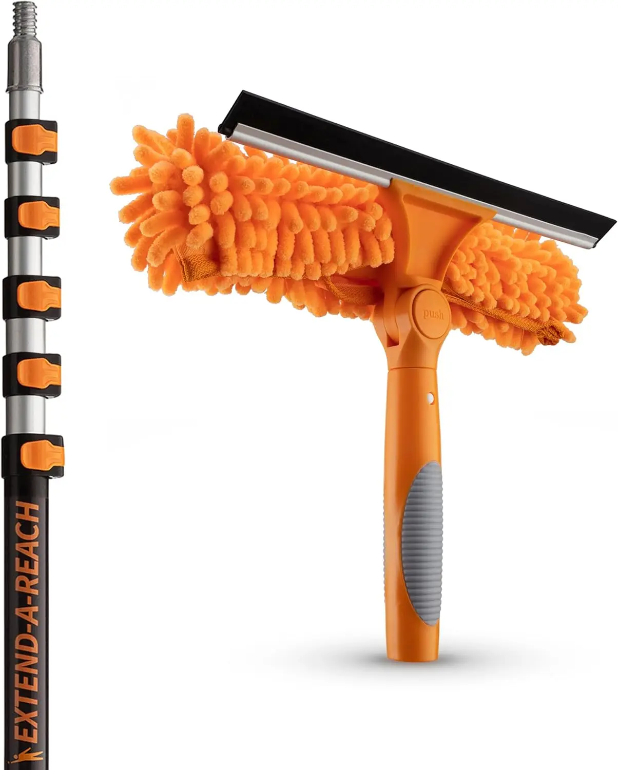 5-24ft Window Washing Kit with Extension Pole for Indoor Outdoor Cleaning, 30+ Foot Reach
5-24ft Window Washing Kit with Extension Pole for Indoor Outdoor Cleaning, 30+ Foot Reach