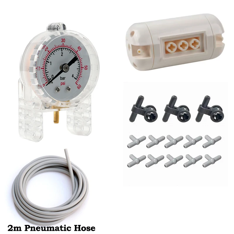 MOC Pneumatic Connector 64065 Technology Building Blocks Parts Barometers/Air Tanks/Pneumatic Hoses DIY Bricks Toys Accessories
MOC Pneumatic Connector 64065 Technology Building Blocks Parts Barometers/Air Tanks/Pneumatic Hoses DIY Bricks Toys Accessories