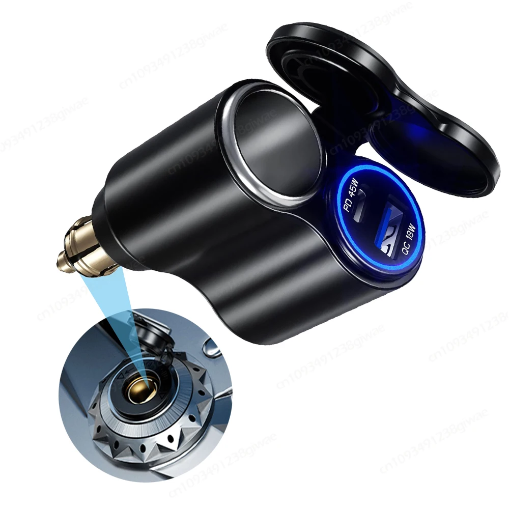 63W DIN Plug USB QC3.0 & PD 45W Motorcycle Charger 12V Cigarette Lighter Socket for BMW Ducati Triumph Hella DIN Charging Socket
63W DIN Plug USB QC3.0 & PD 45W Motorcycle Charger 12V Cigarette Lighter Socket for BMW Ducati Triumph Hella DIN Charging Socket