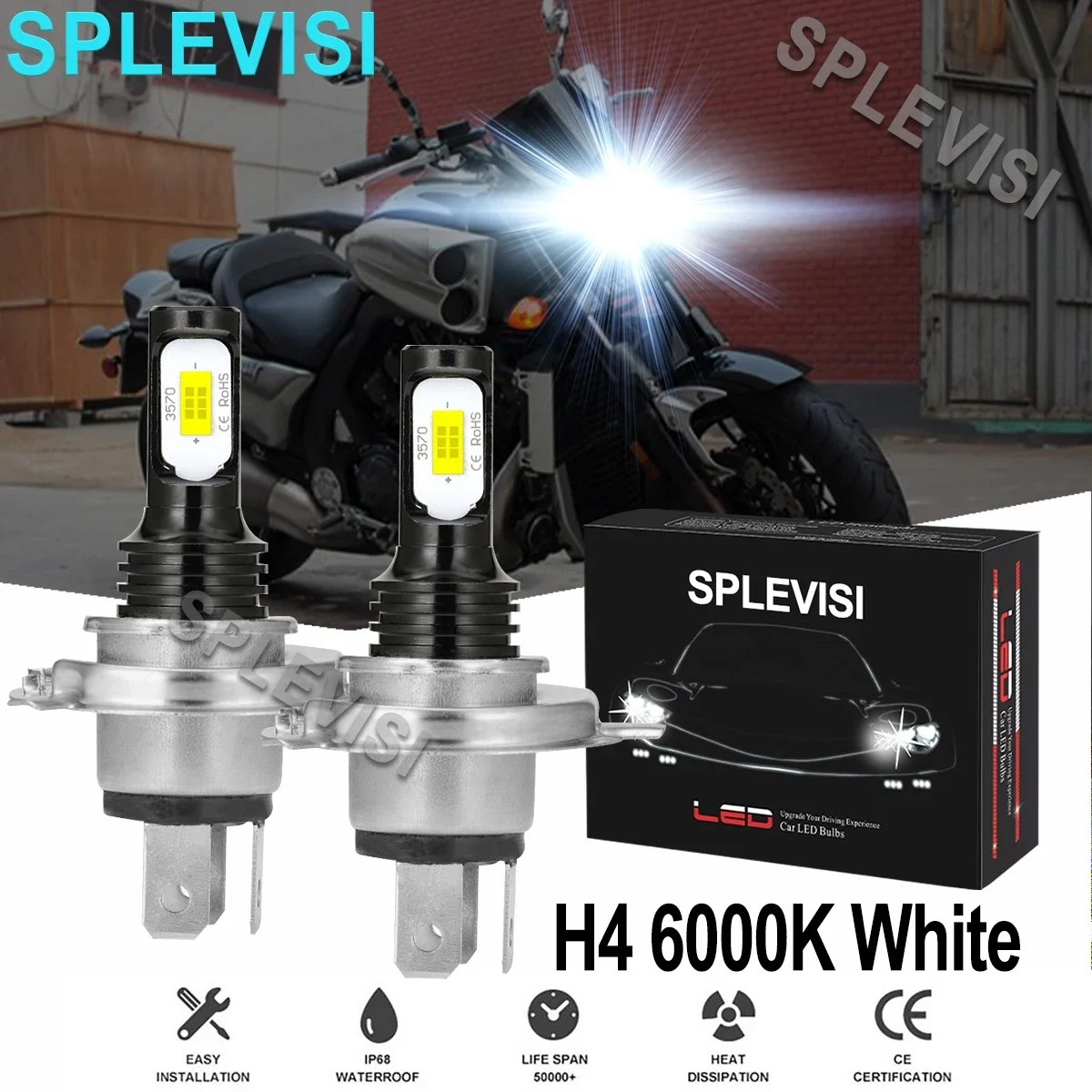 2x H4 white motorcycle headlight For Yamaha Road Star 1999-2009 Road Star S 2008-2014 Royal Star 1996-2009 motorcycle accessorie
2x H4 white motorcycle headlight For Yamaha Road Star 1999-2009 Road Star S 2008-2014 Royal Star 1996-2009 motorcycle accessorie