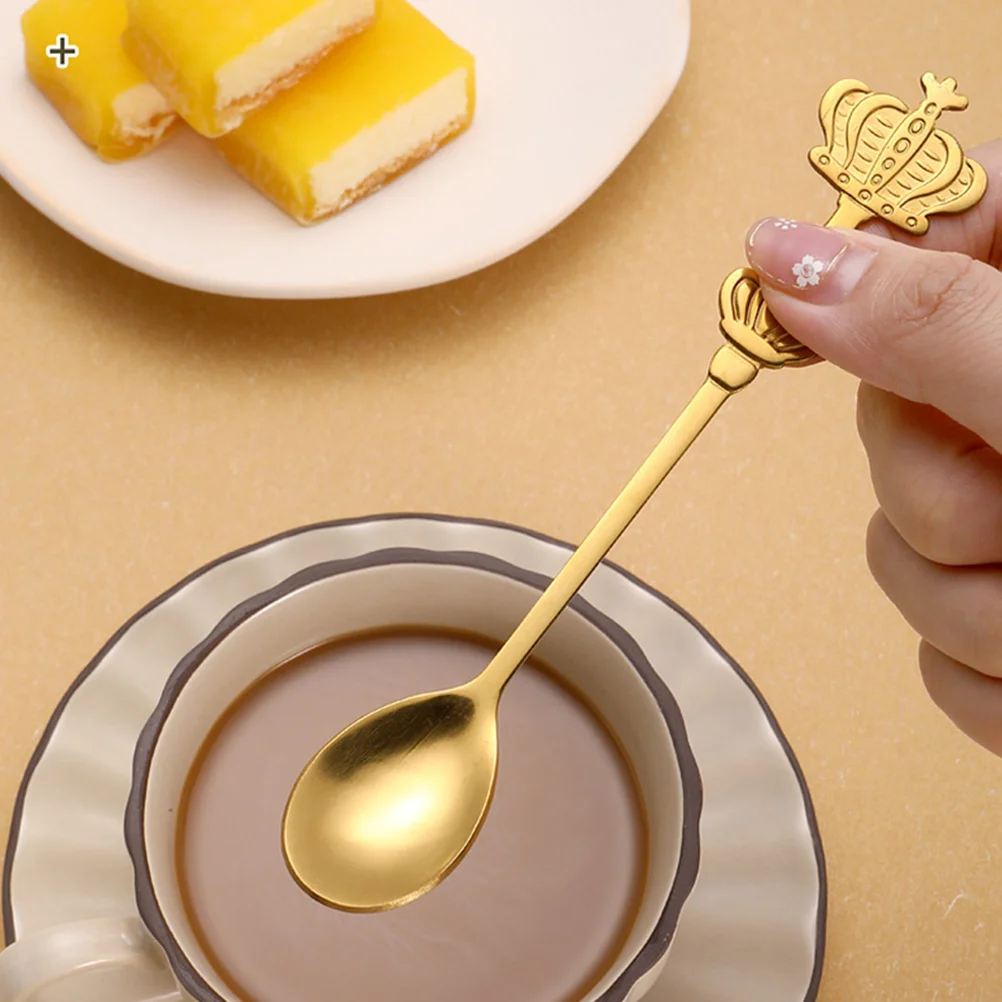 4Pcs Titanium Coffee Spoons Stainless Steel Ergonomic Dessert Sugar Stirring Spoons Multipurpose Household Tableware for Cafe
4Pcs Titanium Coffee Spoons Stainless Steel Ergonomic Dessert Sugar Stirring Spoons Multipurpose Household Tableware for Cafe