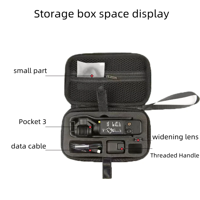 For DJI Osmo Pocket 3 Organizer Bag Black Gray Nylon pu
For DJI Osmo Pocket 3 Organizer Bag Black Gray Nylon pu