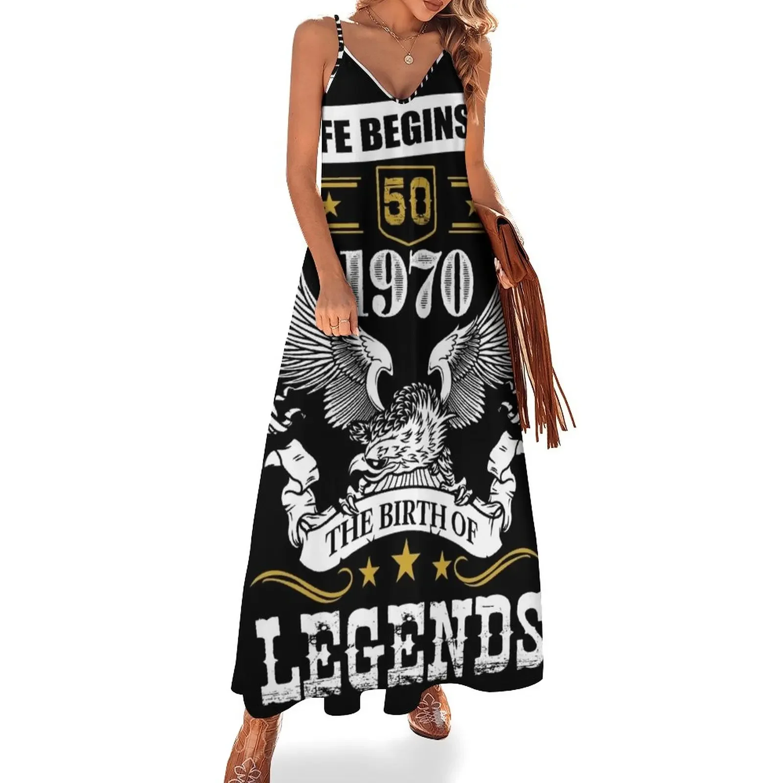 1970 Birth of Legends - 50 years - birthday 50 years Sleeveless Dress summer dress for women 2025 Summer women's clothing Dress
1970 Birth of Legends - 50 years - birthday 50 years Sleeveless Dress summer dress for women 2025 Summer women's clothing Dress