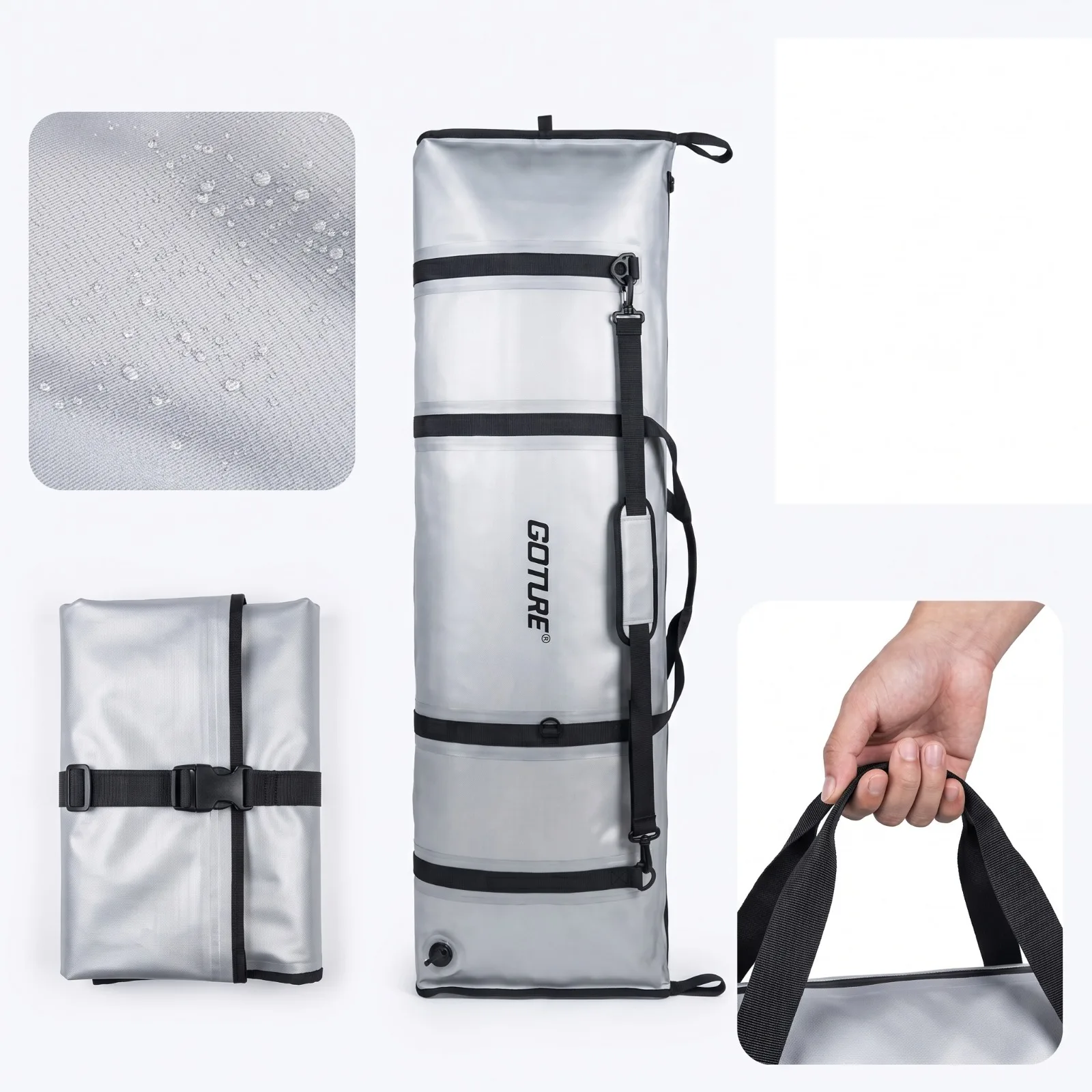 Goture Large Capacity Insulated Fish Cooler Bag TPU Waterproof Leakproof Fish Storage Bag Adjustable Shoulder Strap Fishing Gear
Goture Large Capacity Insulated Fish Cooler Bag TPU Waterproof Leakproof Fish Storage Bag Adjustable Shoulder Strap Fishing Gear