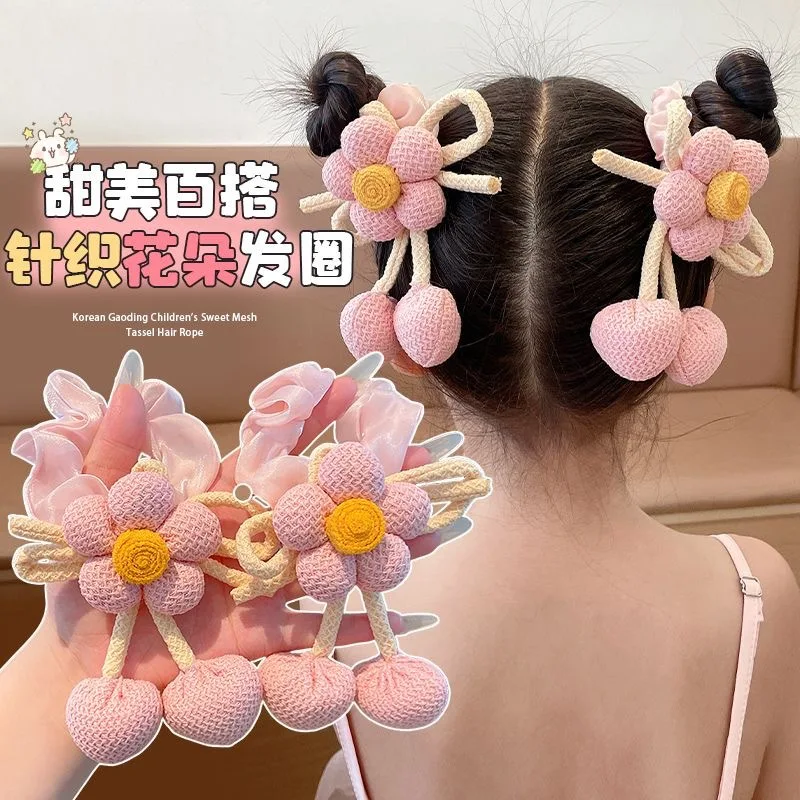 Children's Ball Head New Flower Hair Rope Girls Tie Ball Head Large Intestine Hair Band Girls Ponytail Head Rope Accessories
Children's Ball Head New Flower Hair Rope Girls Tie Ball Head Large Intestine Hair Band Girls Ponytail Head Rope Accessories