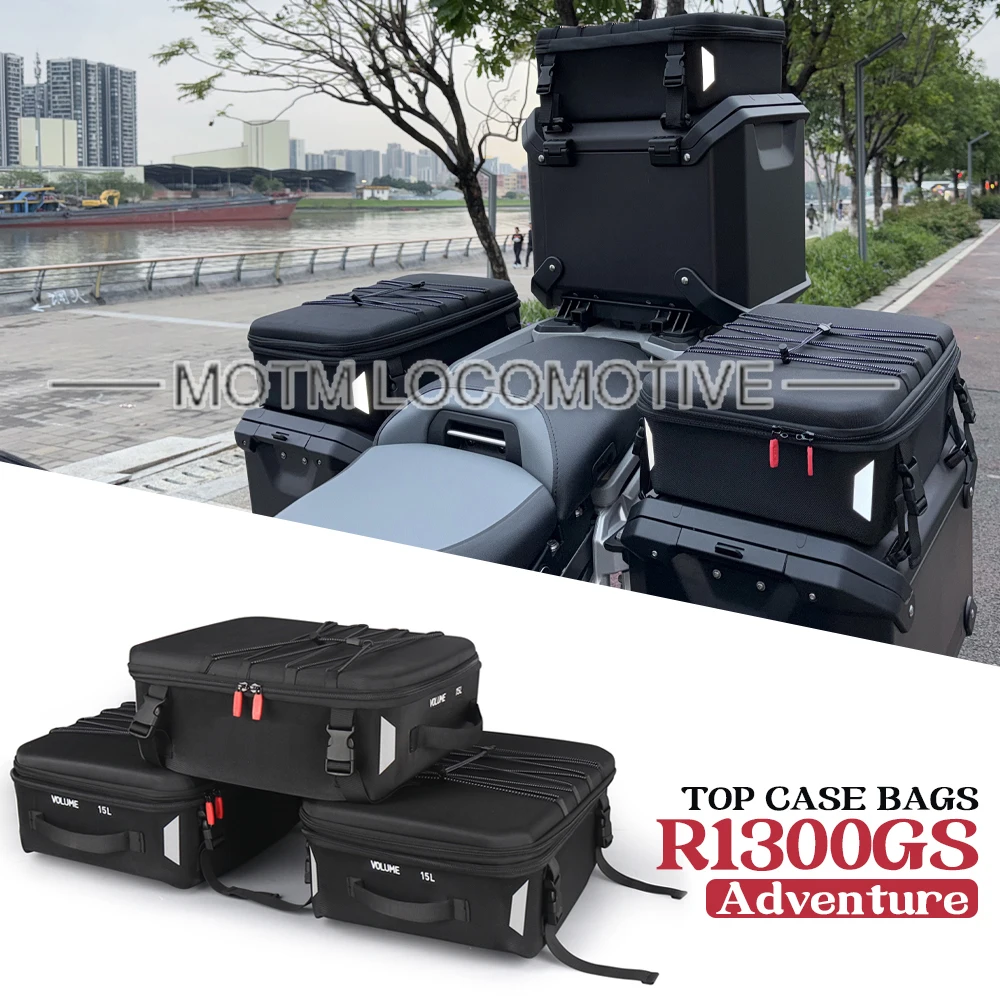 For BMW Motorcycle R1300GS Adventure R 1300 GSA R1300 GS ADV Rear Three-Box Bag Rear Top Bag 2024 2025