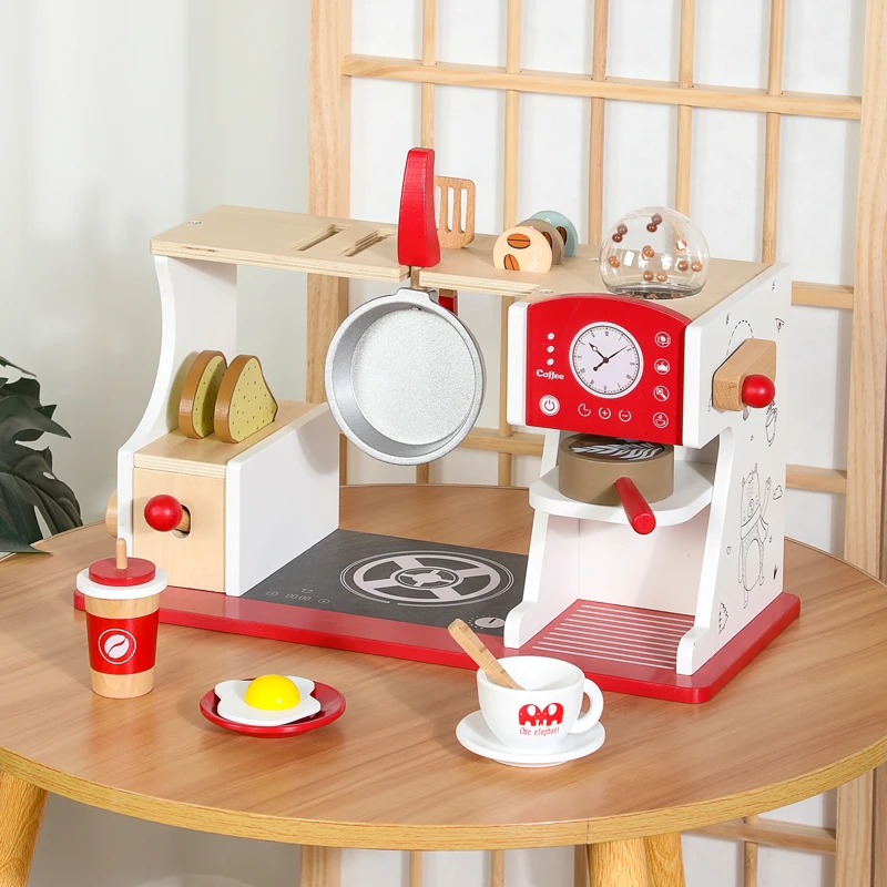 Kids Wooden Coffee Maker Breakfast bar Educational Role Play Creativity Kids Toys for Girls Boys Kids Birthday Gift
Kids Wooden Coffee Maker Breakfast bar Educational Role Play Creativity Kids Toys for Girls Boys Kids Birthday Gift