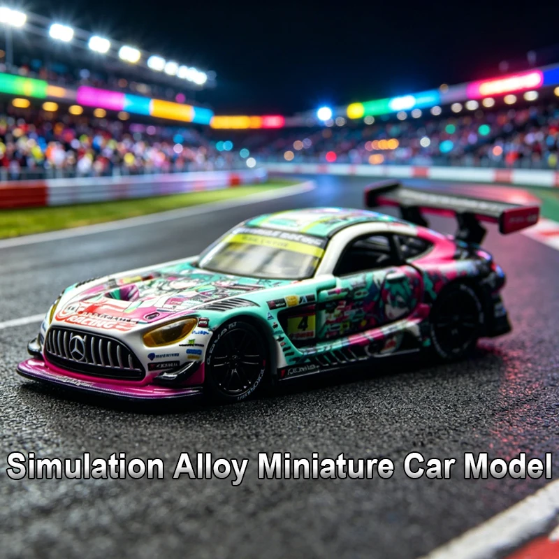 In Stock TOMY Simulation Alloy Car Model TPR Flagship Version Mercedes AMG Hatsune Miku Racing Car 097044 Vehicle Toys Gifts
In Stock TOMY Simulation Alloy Car Model TPR Flagship Version Mercedes AMG Hatsune Miku Racing Car 097044 Vehicle Toys Gifts