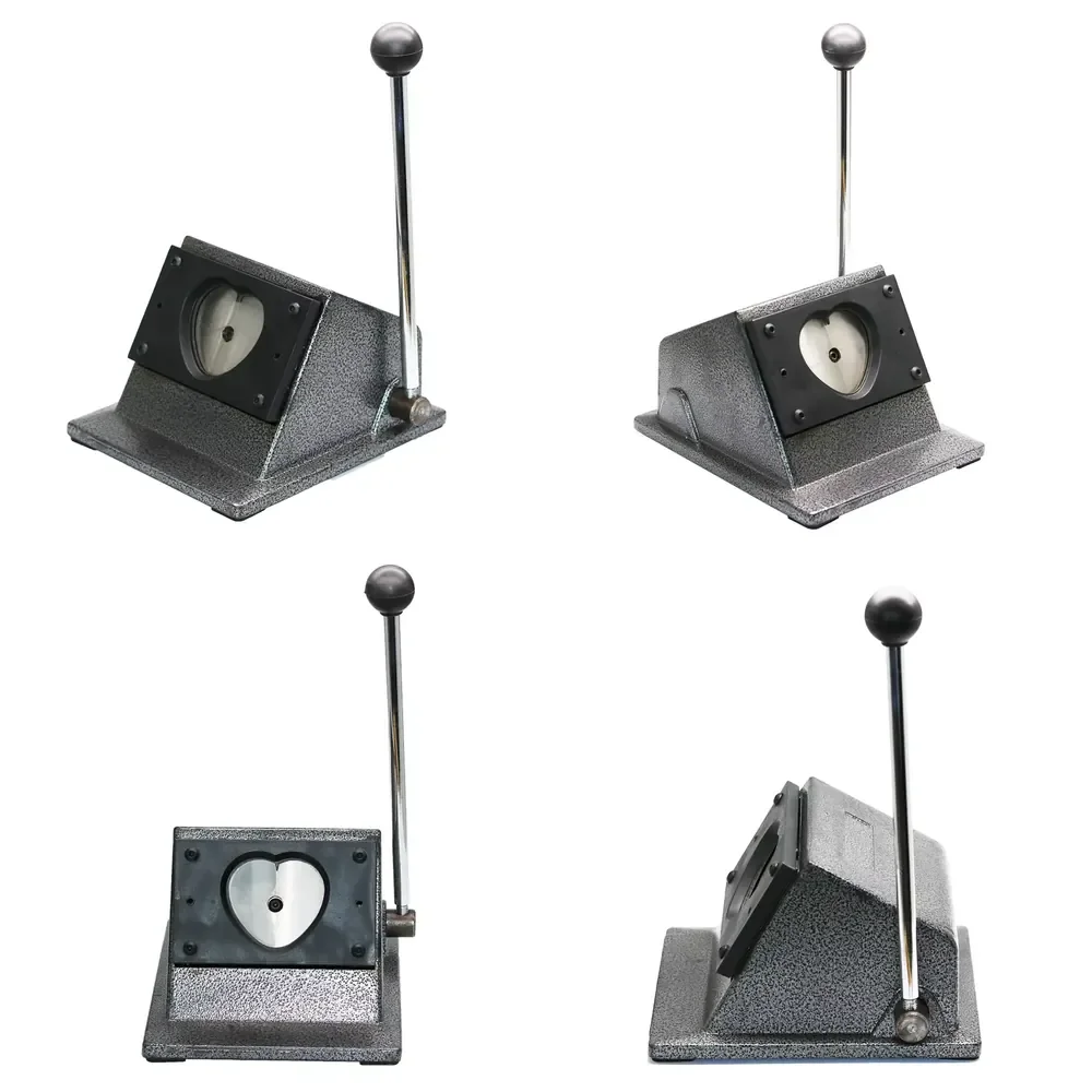 Heart Shape 57*54mm Paper Cutter for Badge Button Making Machine Table Paper Cutter
Heart Shape 57*54mm Paper Cutter for Badge Button Making Machine Table Paper Cutter