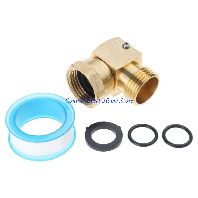 LXAF Copper Garden Hose Elbow Connector 90 Degree L Shaped Outdoor Garden Hose Adapter Easy to Installation
LXAF Copper Garden Hose Elbow Connector 90 Degree L Shaped Outdoor Garden Hose Adapter Easy to Installation