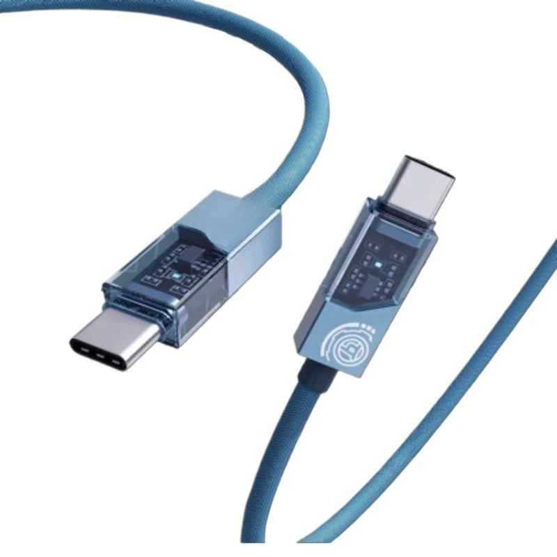 100w transparent shell mobile phone data cable multi-function 5A fast charging cable
100w transparent shell mobile phone data cable multi-function 5A fast charging cable