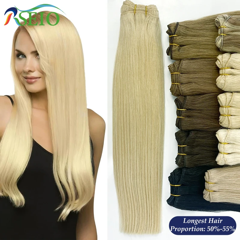 High Quality Human Hair Wefts Extensions Hair Weaves Bundles Real Human Natural Hair Straight Black Brown Blonde very thick
High Quality Human Hair Wefts Extensions Hair Weaves Bundles Real Human Natural Hair Straight Black Brown Blonde very thick