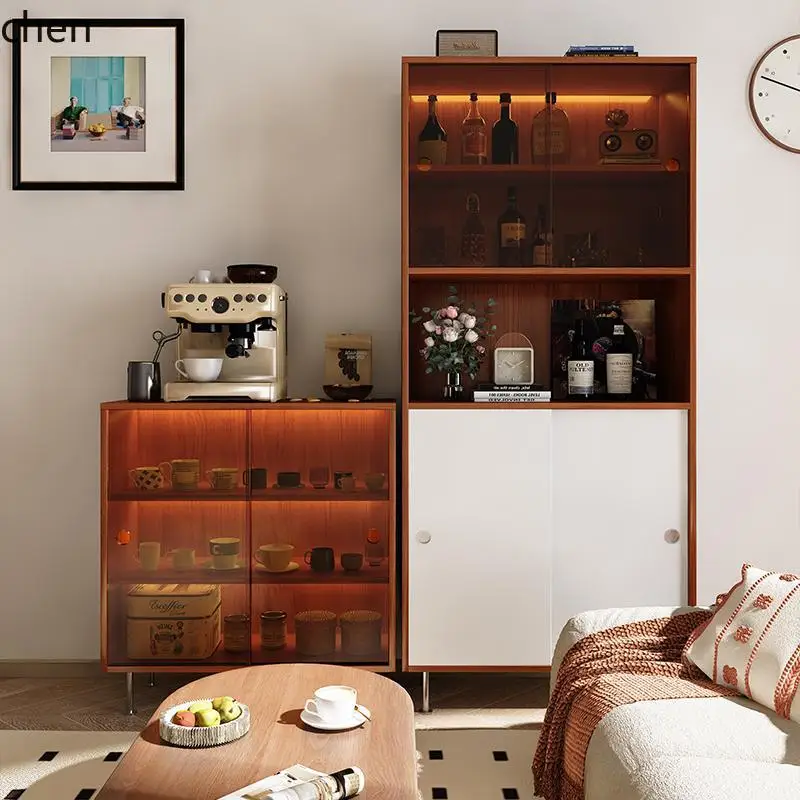 ZMLmedieval style dining side cabinet small apartment against the wall storage storage bookcase living room display wine cabinet
ZMLmedieval style dining side cabinet small apartment against the wall storage storage bookcase living room display wine cabinet